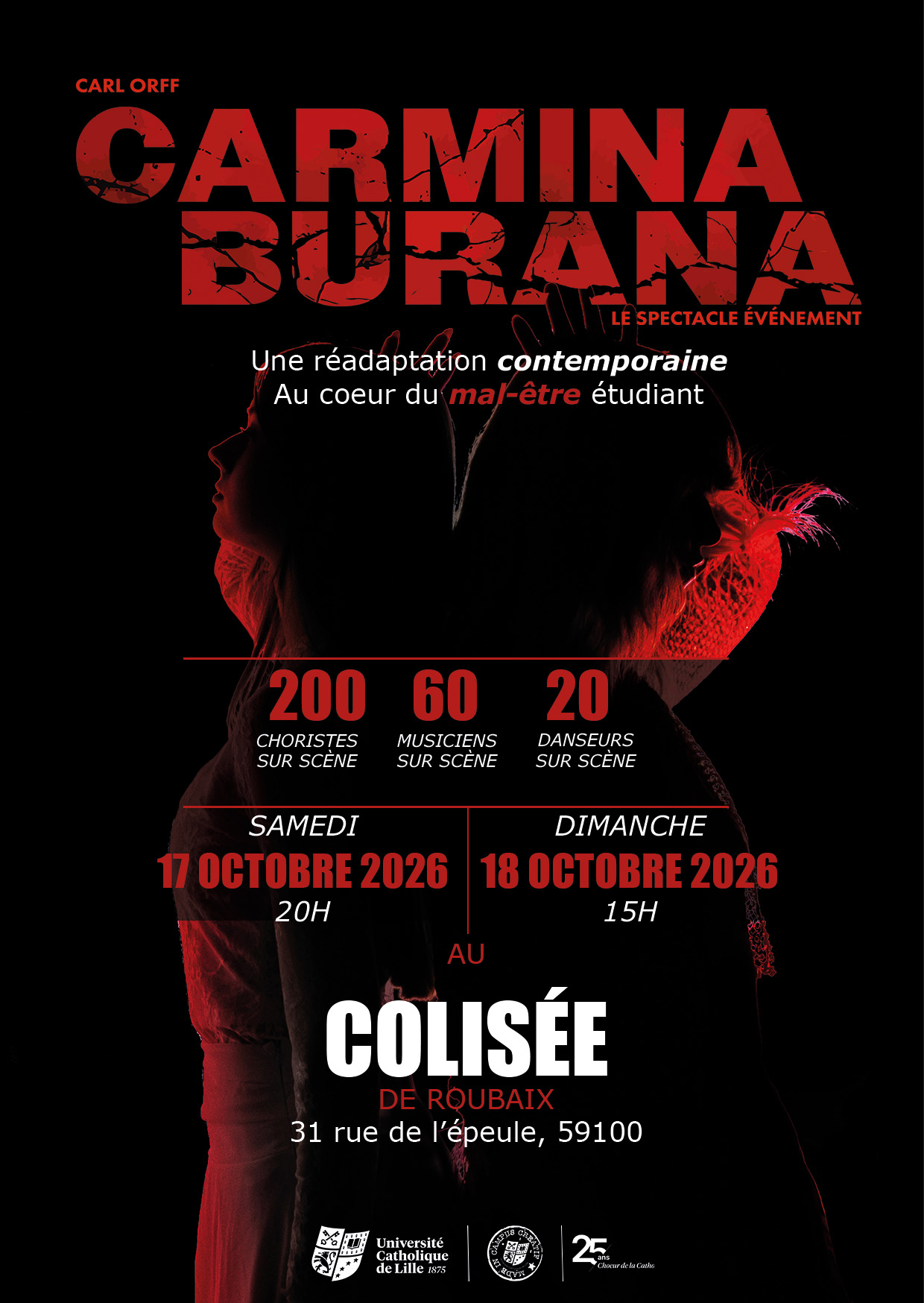 Flyer Carmina Burana — Recto