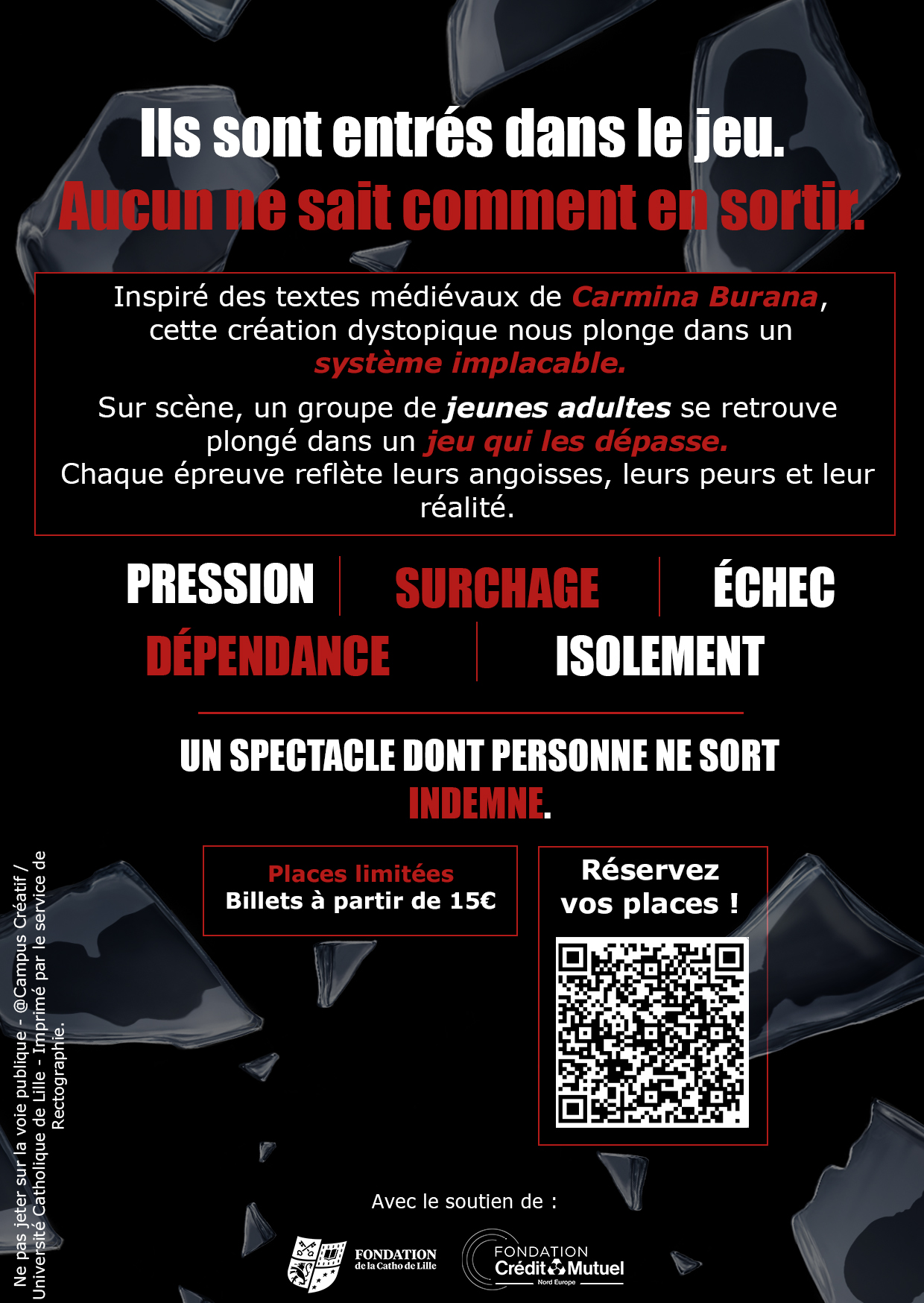 Flyer Carmina Burana — Verso